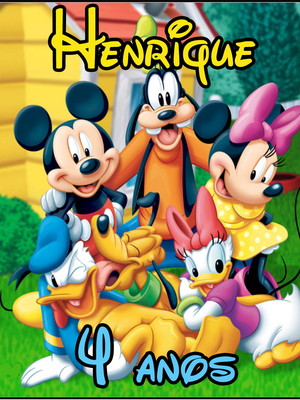 Adesivo marmitinha - turma do mickey