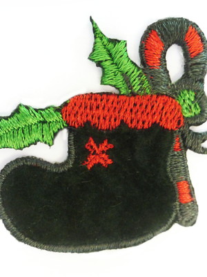 Aplique bordado natal