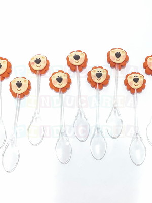 Mini colher gourmet leãozinho