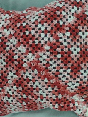 Capa de almofada em croche