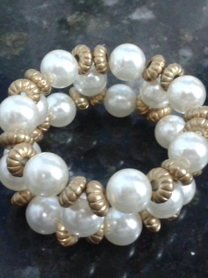 Conjunto de porta - guardanapos pérolas