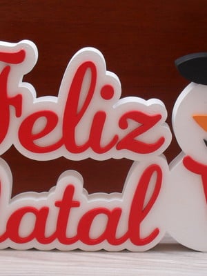 Feliz natal boneco de neve