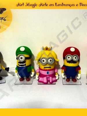 Minions - mario bros & volverine