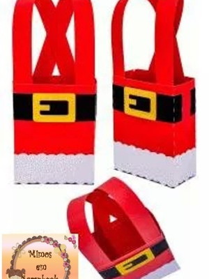 Bolsa roupa papai noel