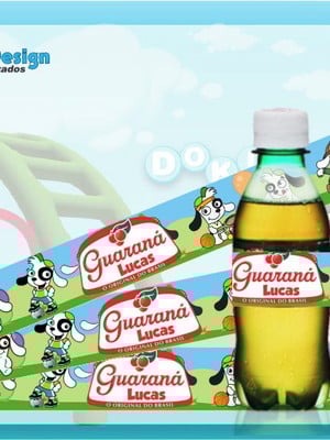 Rótulo para guaraná caçulinha doki