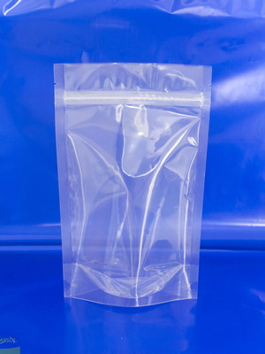 Saco transparente com zip 12 x 19