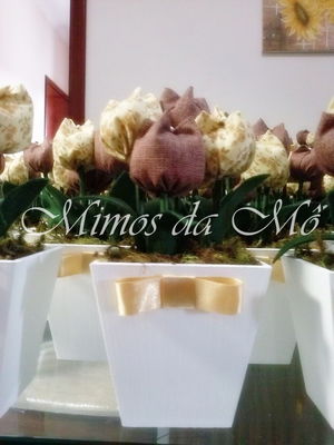 Cachepos de tulipas