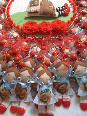 Lembrancinha mágico de oz: dorothy