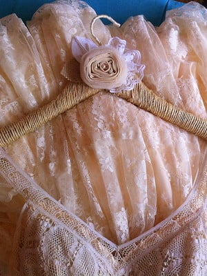 Cabide para vestidos- casamento rústico