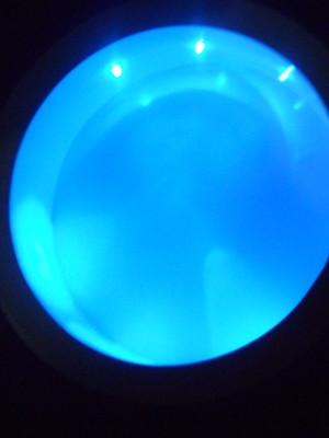 Nicho g com led azul