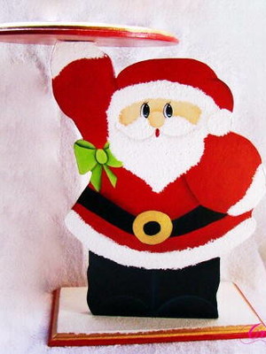 Papai noel porta panetone