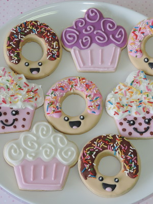Biscoitos decorados docinhos
