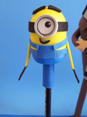 Ponteira minion em eva 3d