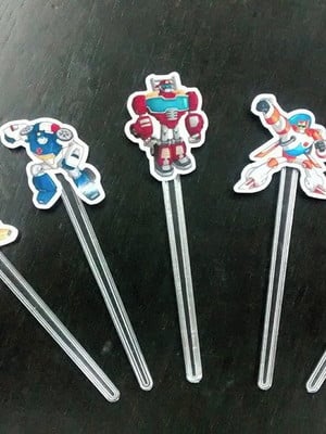 Topper para doces transformers