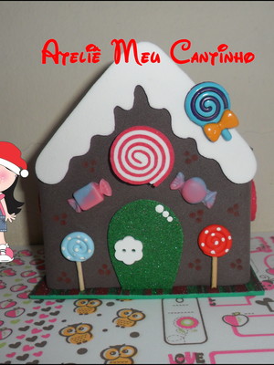 Casinha porta doces