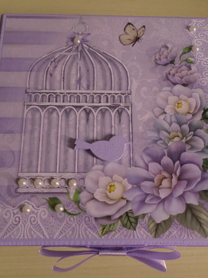 Porta jóias pássaros lilas