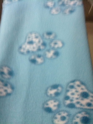 Manta em soft estampado.