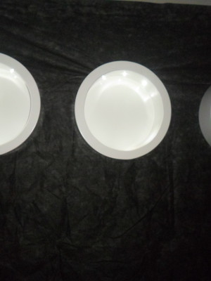 Tres nichos m com 3 leds