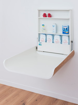 Trocador bebe fraldario parede premium