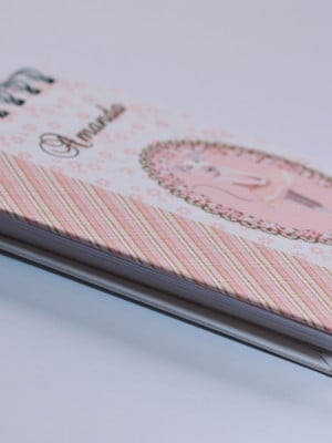 Bloquinhos personalizados (capa dura)