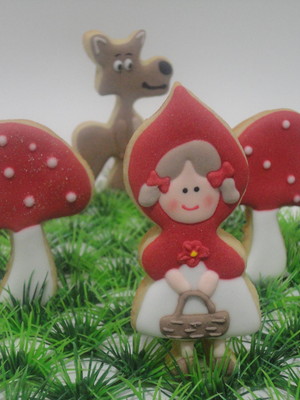 Biscoito chapeuzinho vermelho