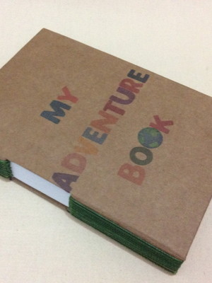 Caderno longstitch -"my adventure book"