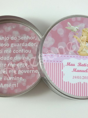 Latinhas com mini terço
