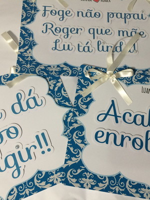 Plaquinhas para daminhas!!