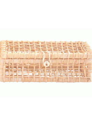 Maleta palha milho 30x25x14