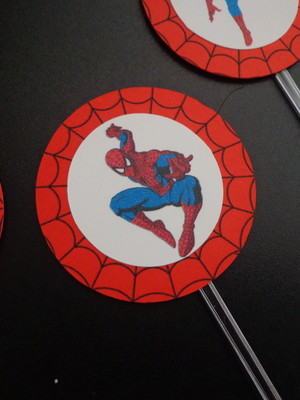 Topper homem aranha -