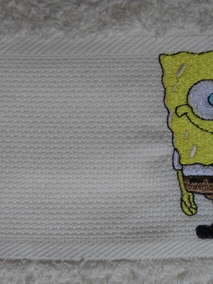 Toalha de lavabo bob com nome