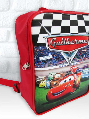 Mochila g tema carros