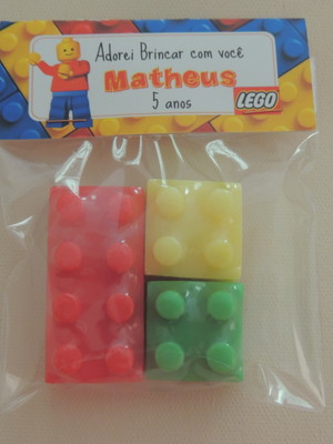Lembrancinha lego