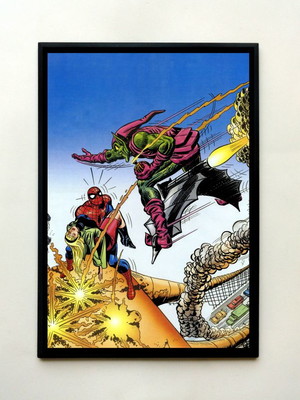 Quadro homem aranha x duende verde 02