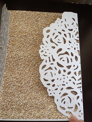 Convite rendado envelope
