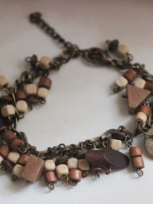 Pulseira de corrente com pingente
