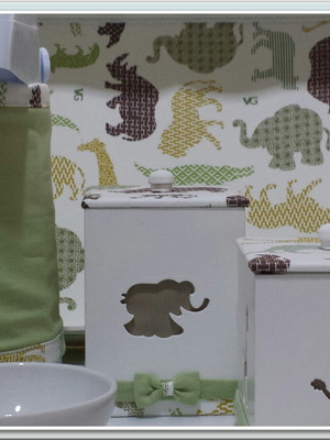 Kit higiene safari com frasco gel