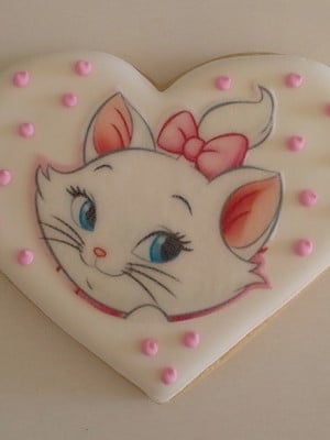 Biscoito decorado - gata marie