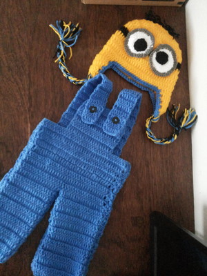 Roupa dos minions de croche