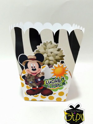 Cachepot mickey safari