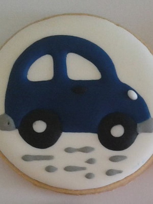 Biscoito decorado - carrinho