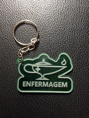Kit chaveiro profissões- enfermagem