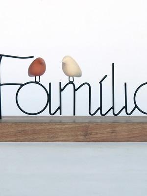 Escultura família