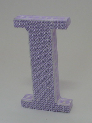 Letra mdf 12cm decorada com strass