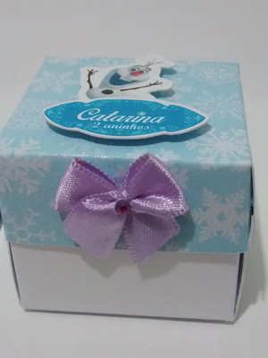 Caixa trufa frozen 3d