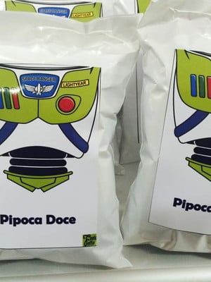 Pipoca doce toy - kit com 10 unds (vlr unl r$ 3,60