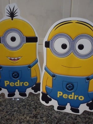 Tótens de mesa - display de mesa minnions