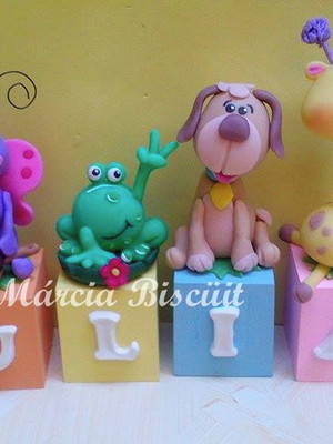 Cubos com nomes