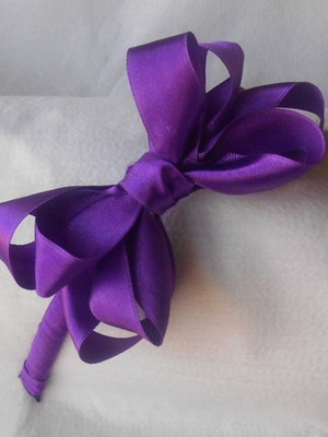 Tiara laço boutique roxo