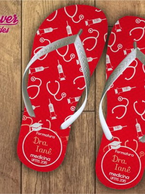 Chinelo personalizado - formatura